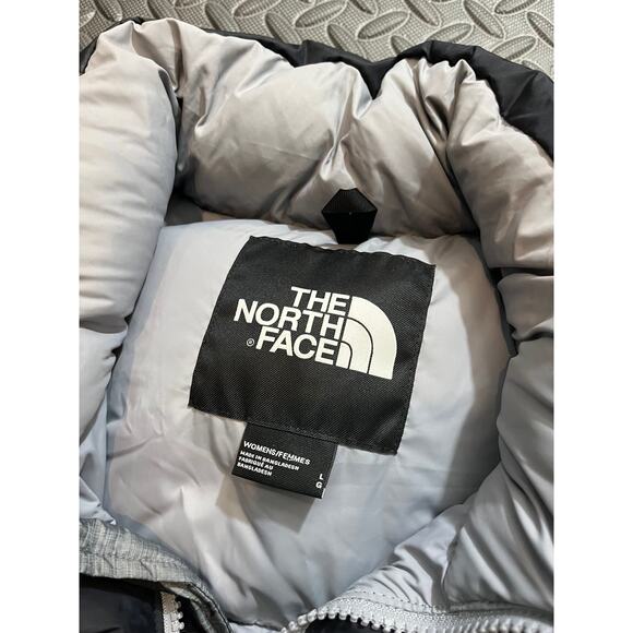 The North Face Women’s 1996 Retro Nuptse Vest‎ Gray Black 700 Down Size Large - Picture 3 of 9